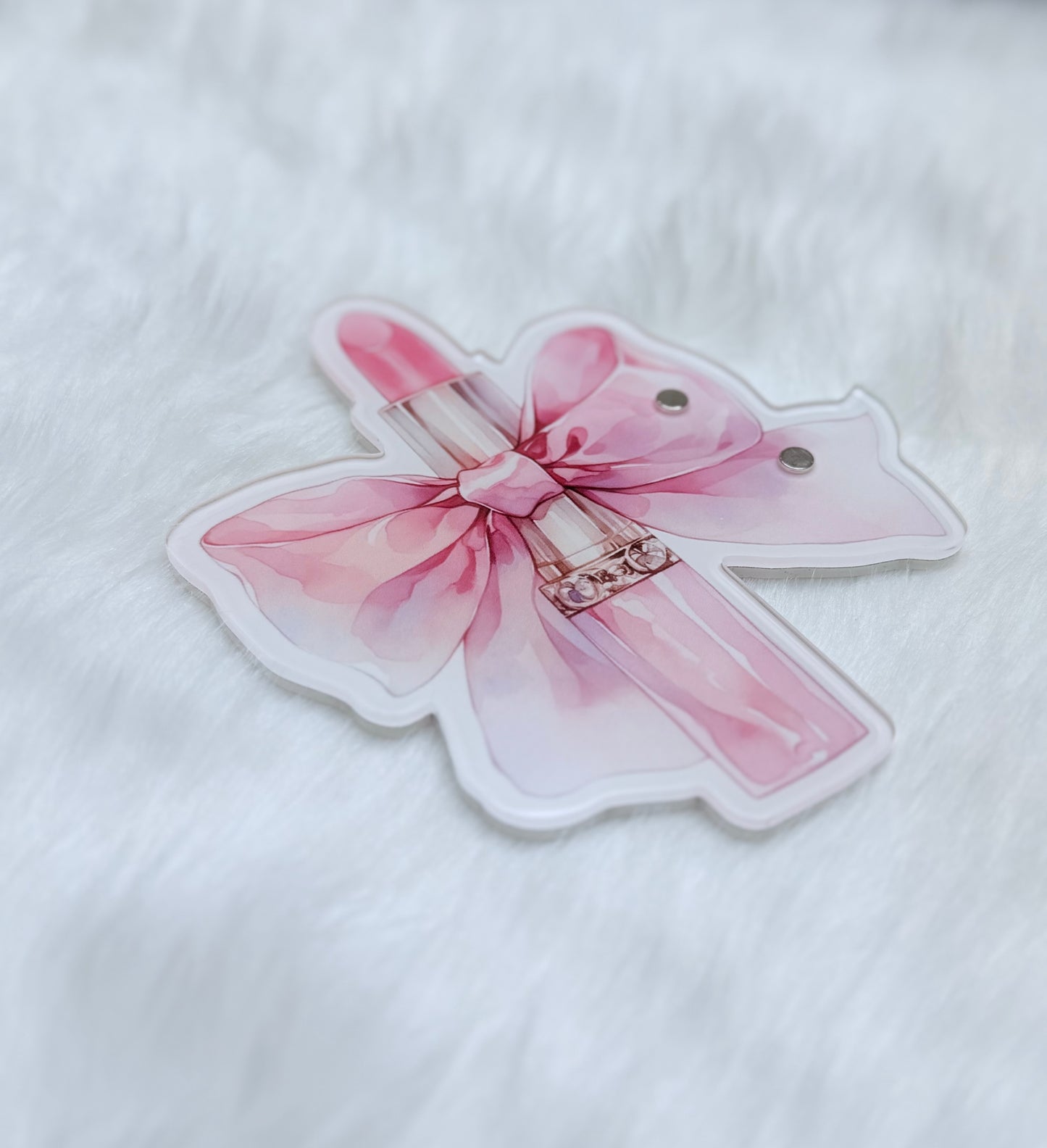 Lipstick with Bow Lash Tile